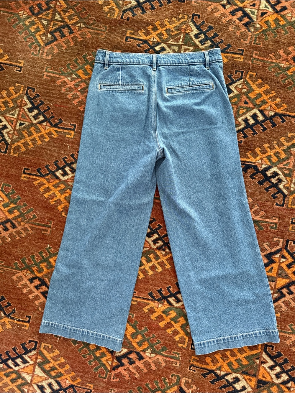 LOFT Curvy Palmer Wide Leg High-Rise Jeans - Picture 5 of 5